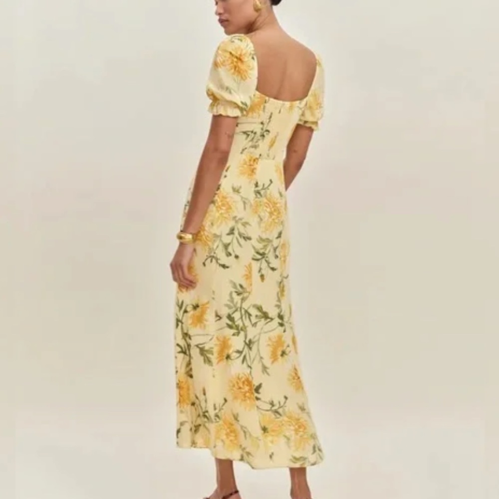 Reformation Gloria Dress in Honeyglow - Picture 4 of 8